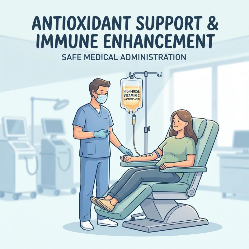 Yüksek doz C vitamini — damar içi uygulama